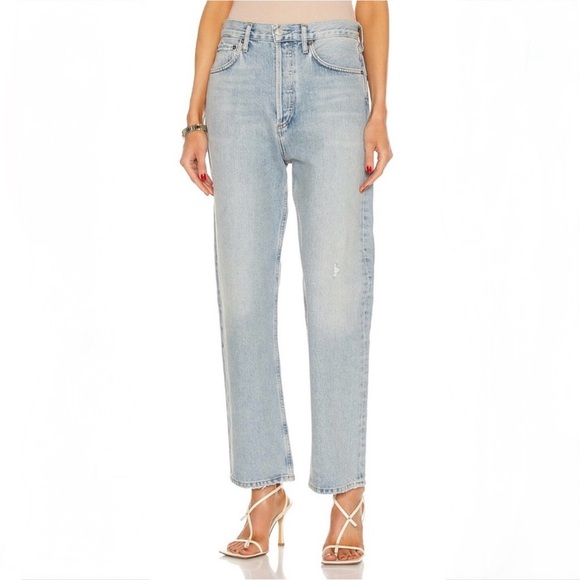 Agolde Denim - Agolde 90s Mid Rise Straight Leg Jeans